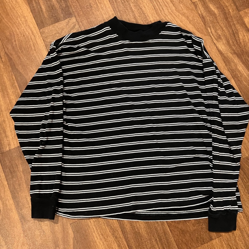 Urban Outfitters Black and White Stripped Shirt